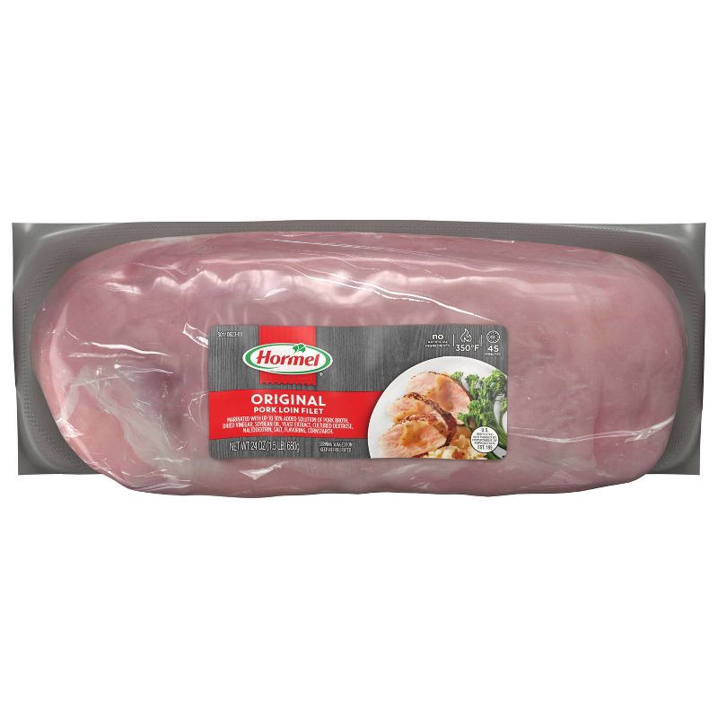 slide 1 of 7, Hormel Center Cut Original Pork Loin Filet - 24oz, 24 oz