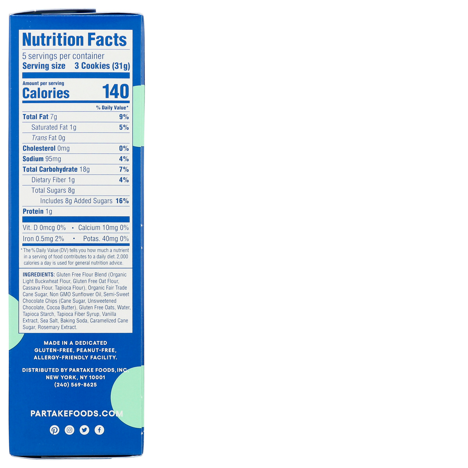 slide 2 of 2, Partake Crunchy Chocolate Chip Cookies 5.5 oz, 5.5 oz