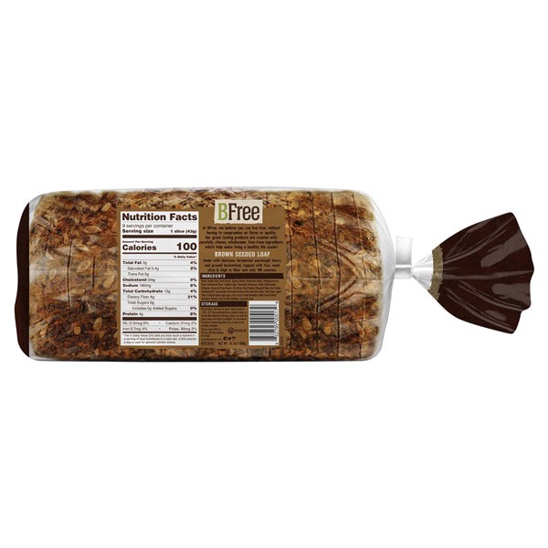 slide 8 of 9, BFree Gluten Free Brown Seeded Loaf Bread, 14.11 oz