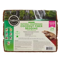 Thrive Natural Compressed Coconut Fiber Reptile Bedding