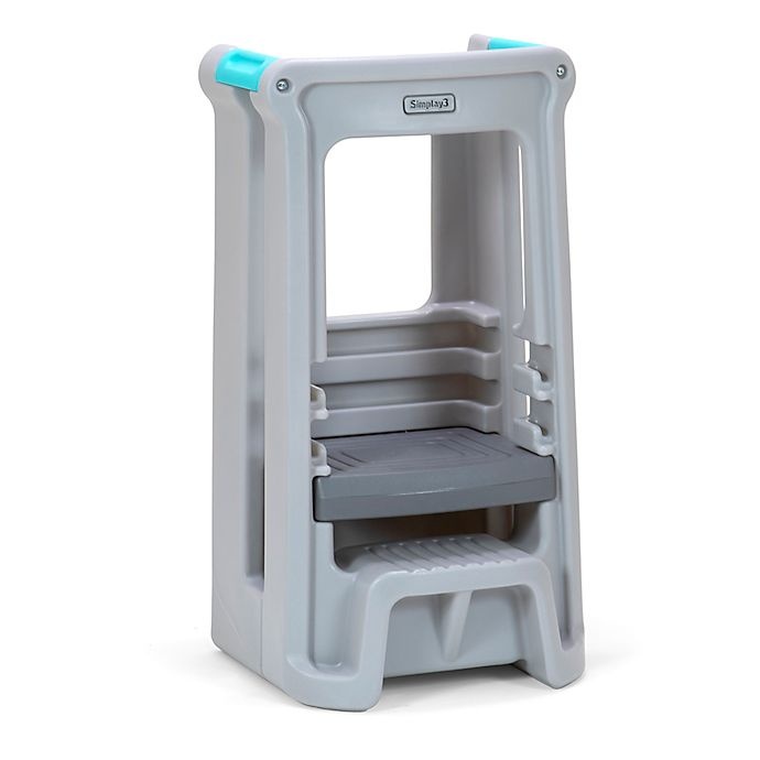 slide 6 of 7, Simplay3 Toddler Tower Step Stool - Grey, 1 ct