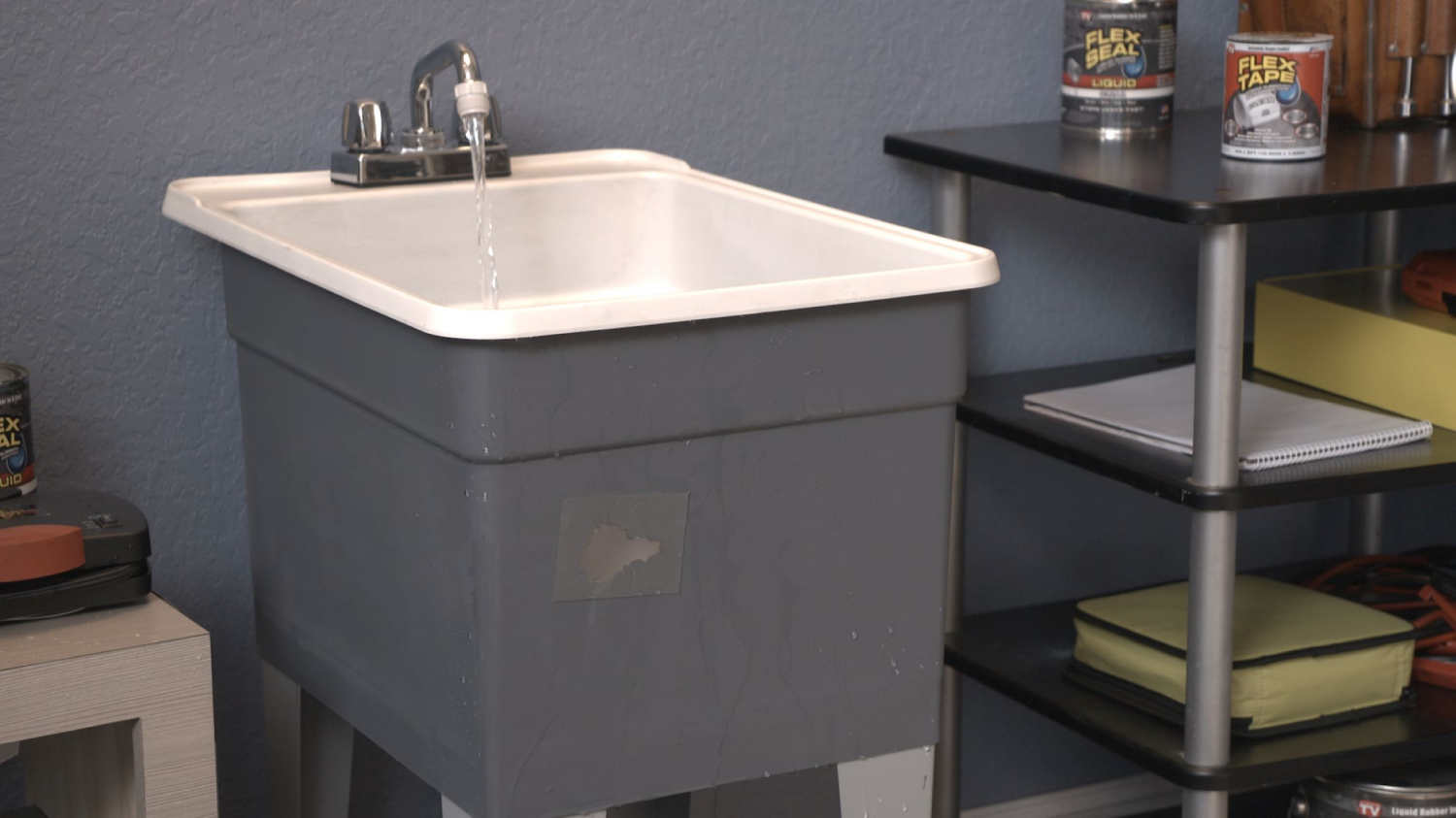 slide 5 of 5, Flex Seal Flex Tape White 4 in x, 5 ft