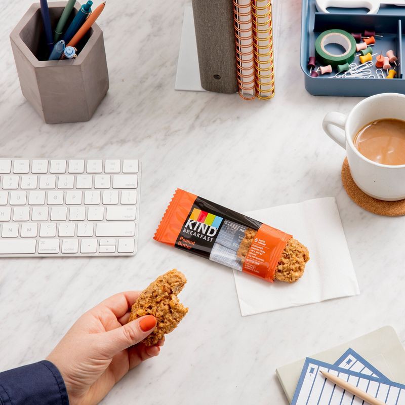 slide 8 of 8, Kind Breakfast Peanut Butter Bars - 10.58oz/12ct, 10.58 oz