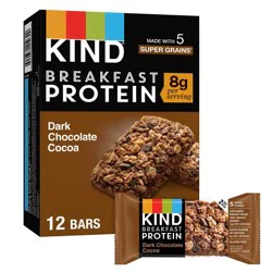 Kind Breakfast Dark Chocolate Protein Bars - 10.58oz/12ct