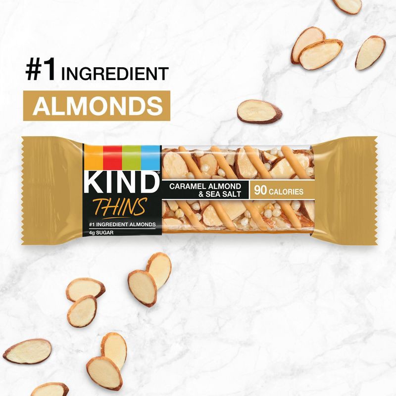 slide 6 of 6, Kind Thins Caramel Almond - 7.4oz/10ct, 7.4 oz, 10 ct