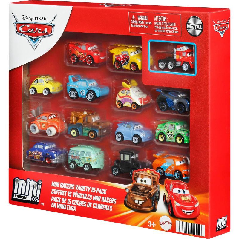 slide 2 of 6, Disney Pixar Cars Minis Vehicle - 15pk, 15 ct
