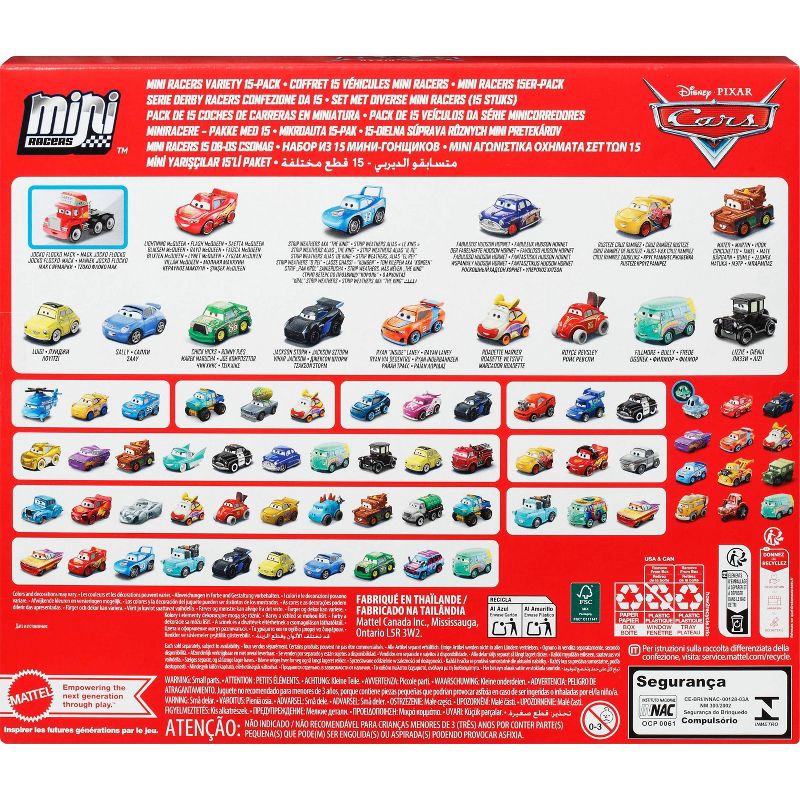 slide 3 of 6, Disney Pixar Cars Minis Vehicle - 15pk, 15 ct