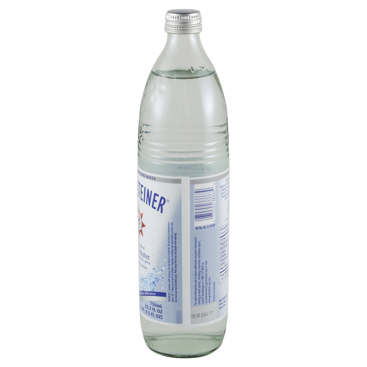 slide 2 of 4, Gerolsteiner Sparkling Mineral Water, 25.3 fl oz