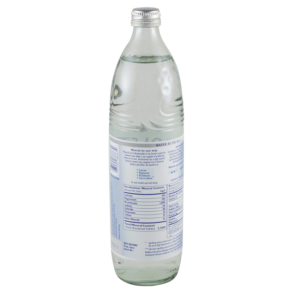 slide 3 of 4, Gerolsteiner Sparkling Mineral Water, 25.3 fl oz