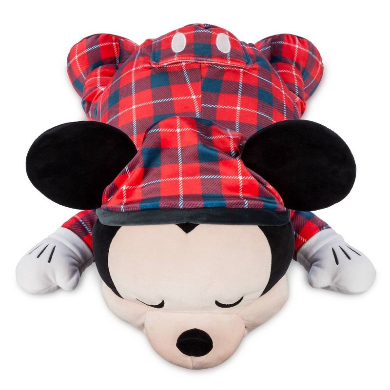 slide 3 of 3, Disney Flannel Mickey Mouse Kids' Cuddleez Plush, 1 ct