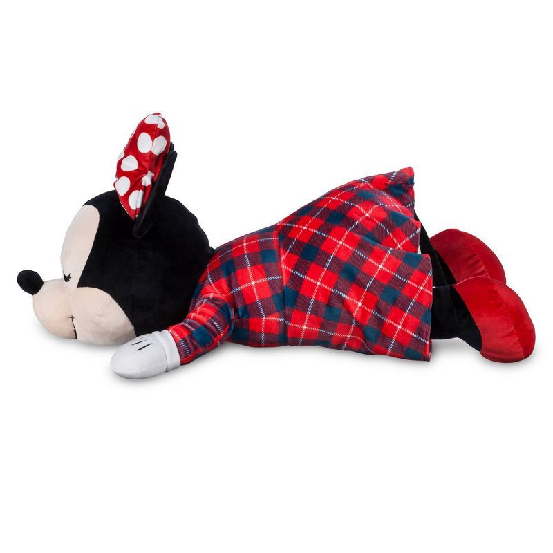 slide 2 of 3, Disney Flannel Minnie Mouse Kids' Cuddleez Plush, 1 ct