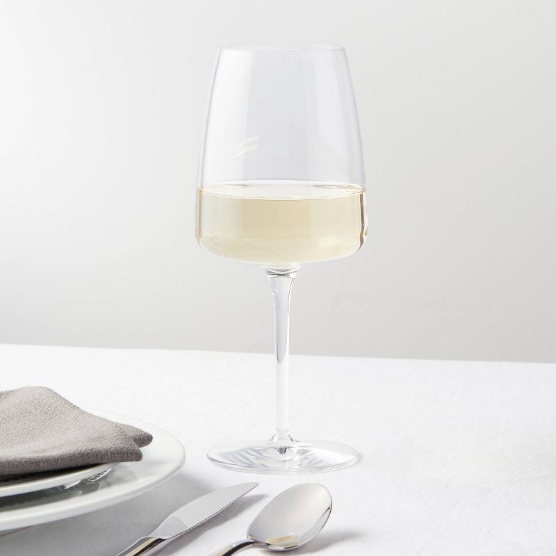 slide 2 of 3, 4pk Simsbury White Wine Glasses - Threshold™: Clear Glass Cups, Dishwasher-Safe, BPA & Lead-Free, 15.75oz Capacity, 4 ct, 15.75 oz