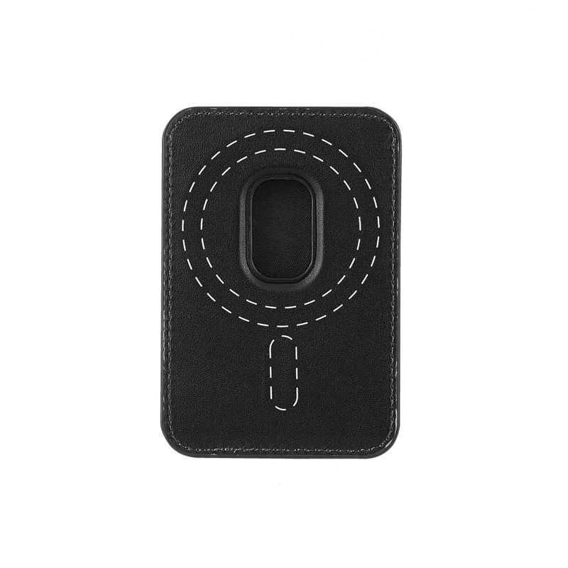 slide 4 of 7, Case-Mate Card Holder with MagSafe - Black: Solid Cell Phone Wallet Accessory, 1 ct