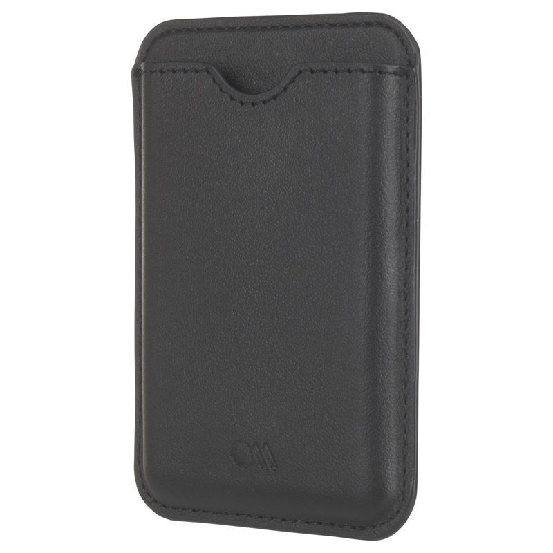 slide 5 of 7, Case-Mate Card Holder with MagSafe - Black: Solid Cell Phone Wallet Accessory, 1 ct