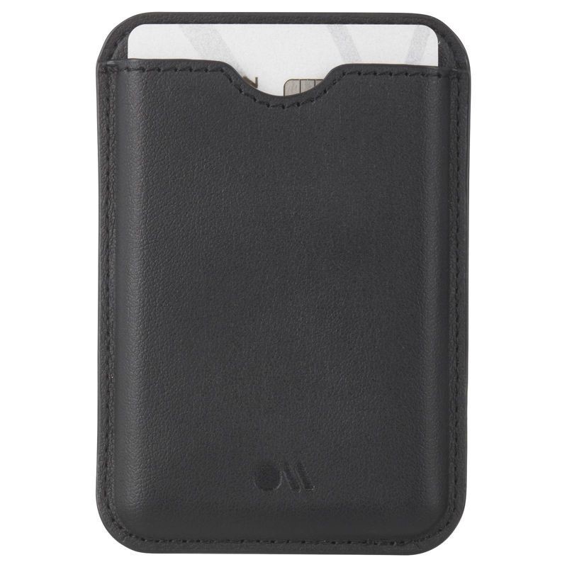 slide 6 of 7, Case-Mate Card Holder with MagSafe - Black: Solid Cell Phone Wallet Accessory, 1 ct
