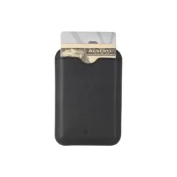 Case-Mate Card Holder with MagSafe - Black: Solid Cell Phone Wallet Accessory
