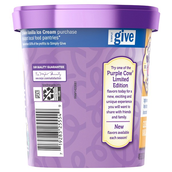 slide 9 of 13, Purple Cow Golden Vanilla & Simply Give, 1.5 qt