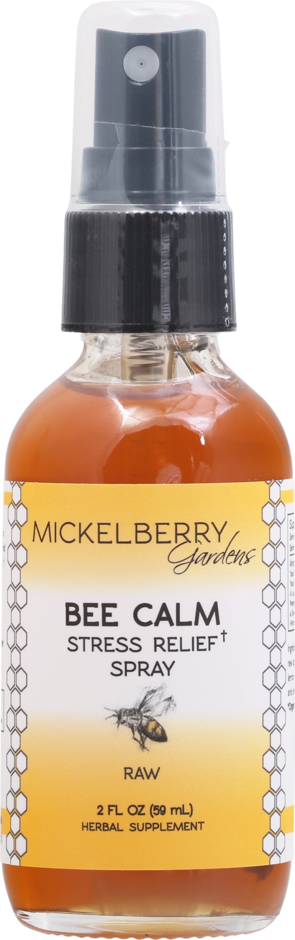 slide 1 of 1, Mickelberry Gardens Bee Calm Stress Relief Spray, 2 fl oz