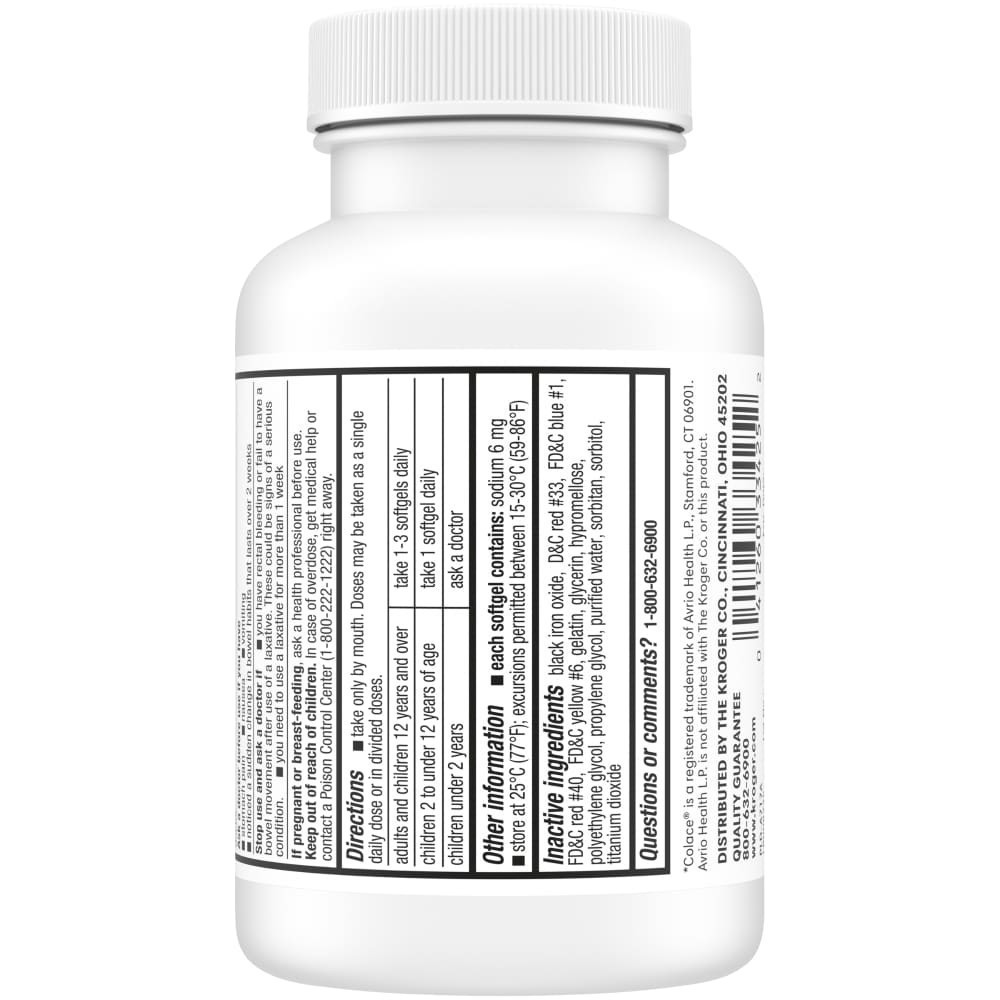 slide 3 of 4, Kroger Stool Softener Laxative Softgels, 250 ct