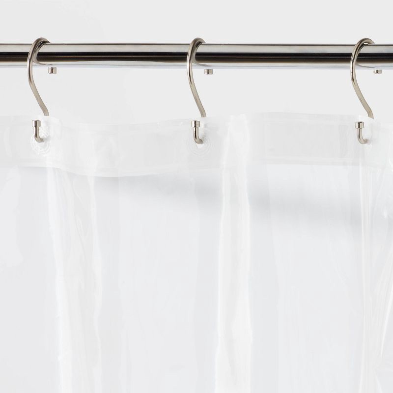 slide 3 of 4, PEVA Holographic Shower Curtain - Room Essentials™, 1 ct