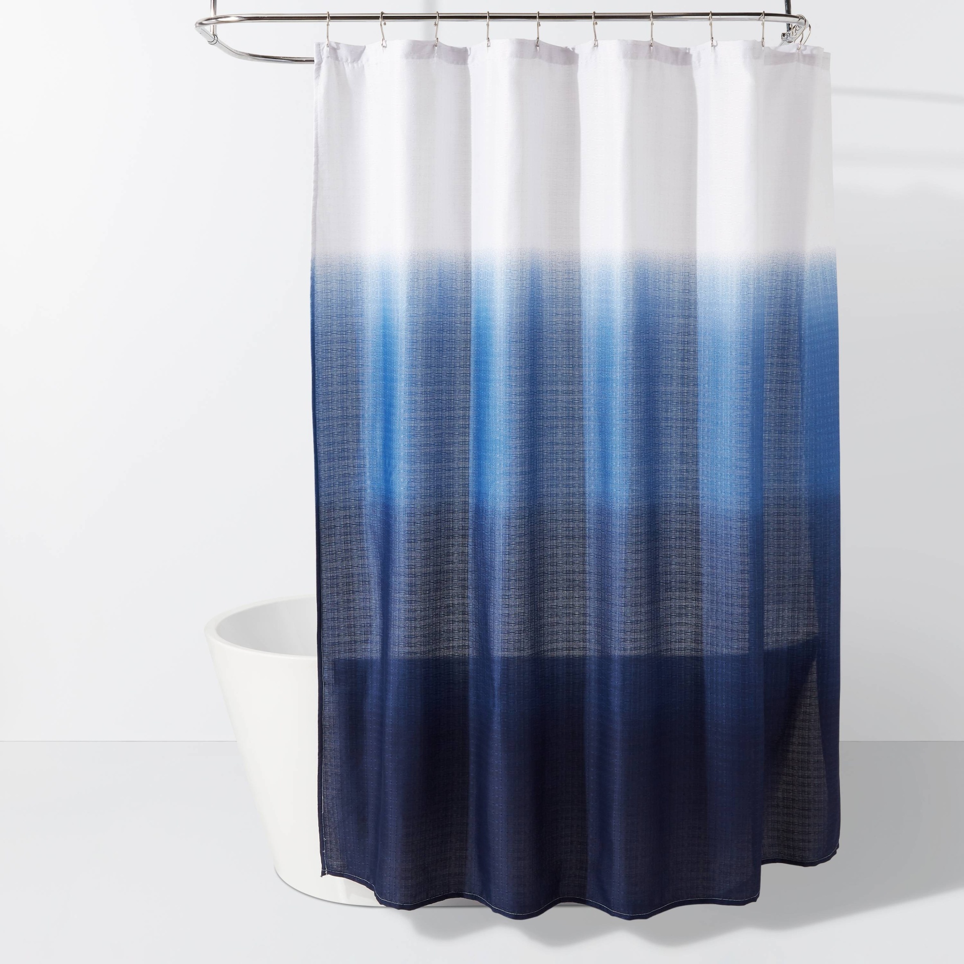 slide 1 of 4, Dip Dye Shower Curtain Blue - Room Essentials, 1 ct