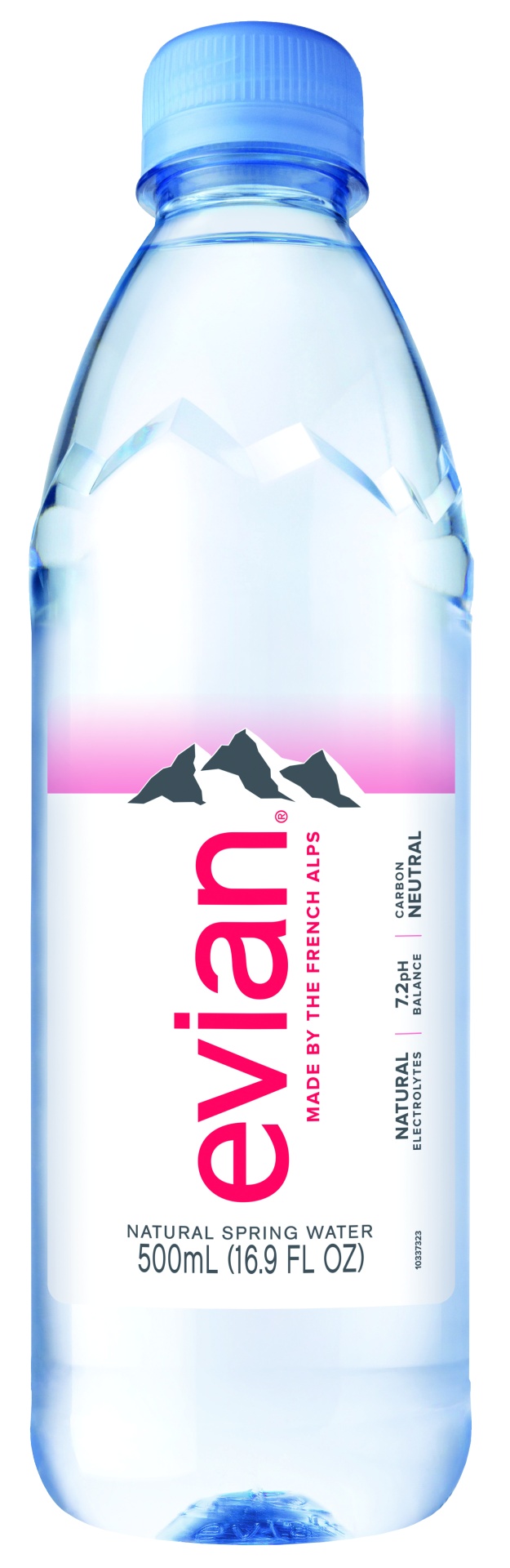 slide 1 of 2, Evian Drinking Water Spring Single 0.5 Liter Bottle, 1 ct