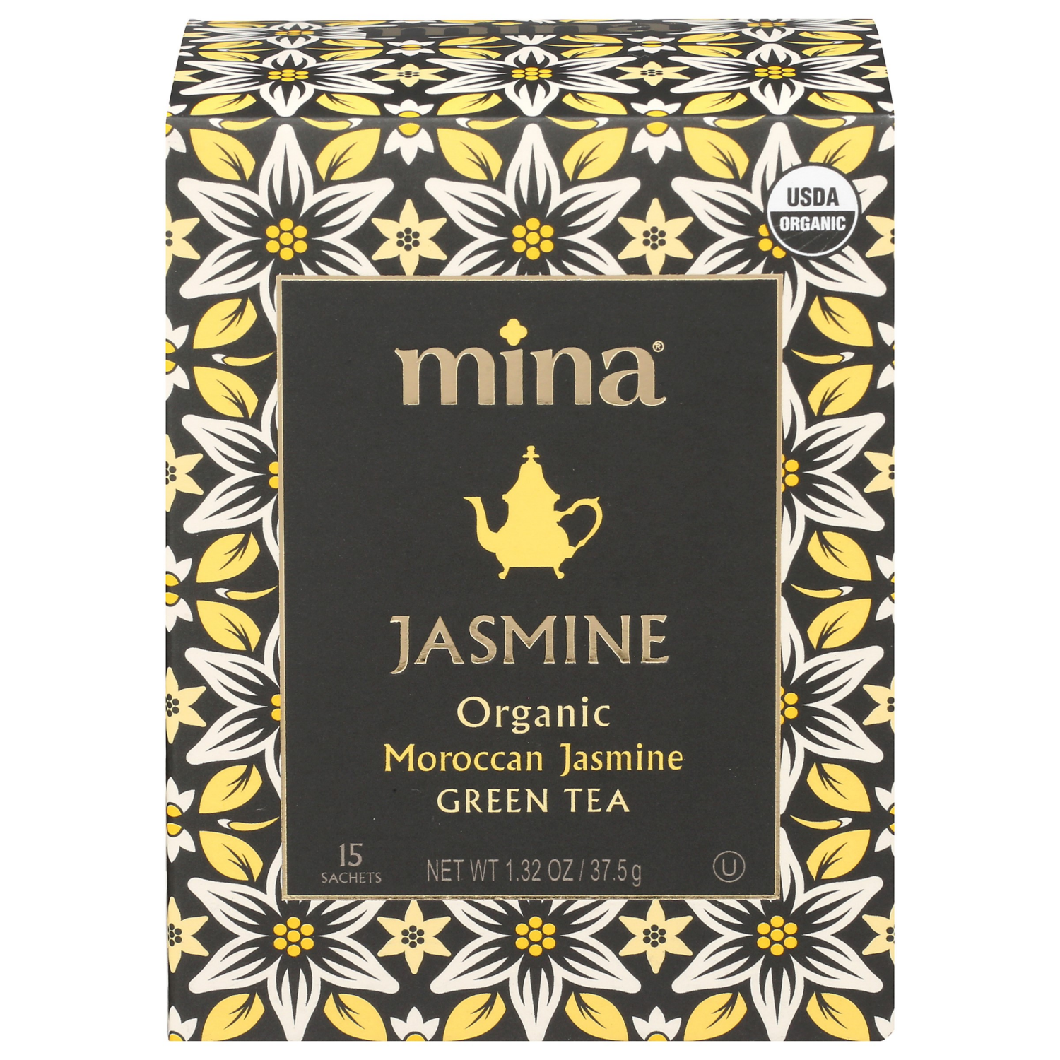 slide 1 of 2, Mina Tea Organic Green Jasmine, 15 ct