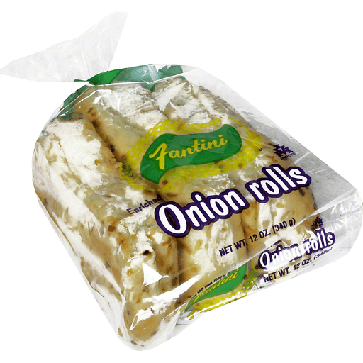 slide 1 of 2, Fantini Onion Rolls, 12 oz