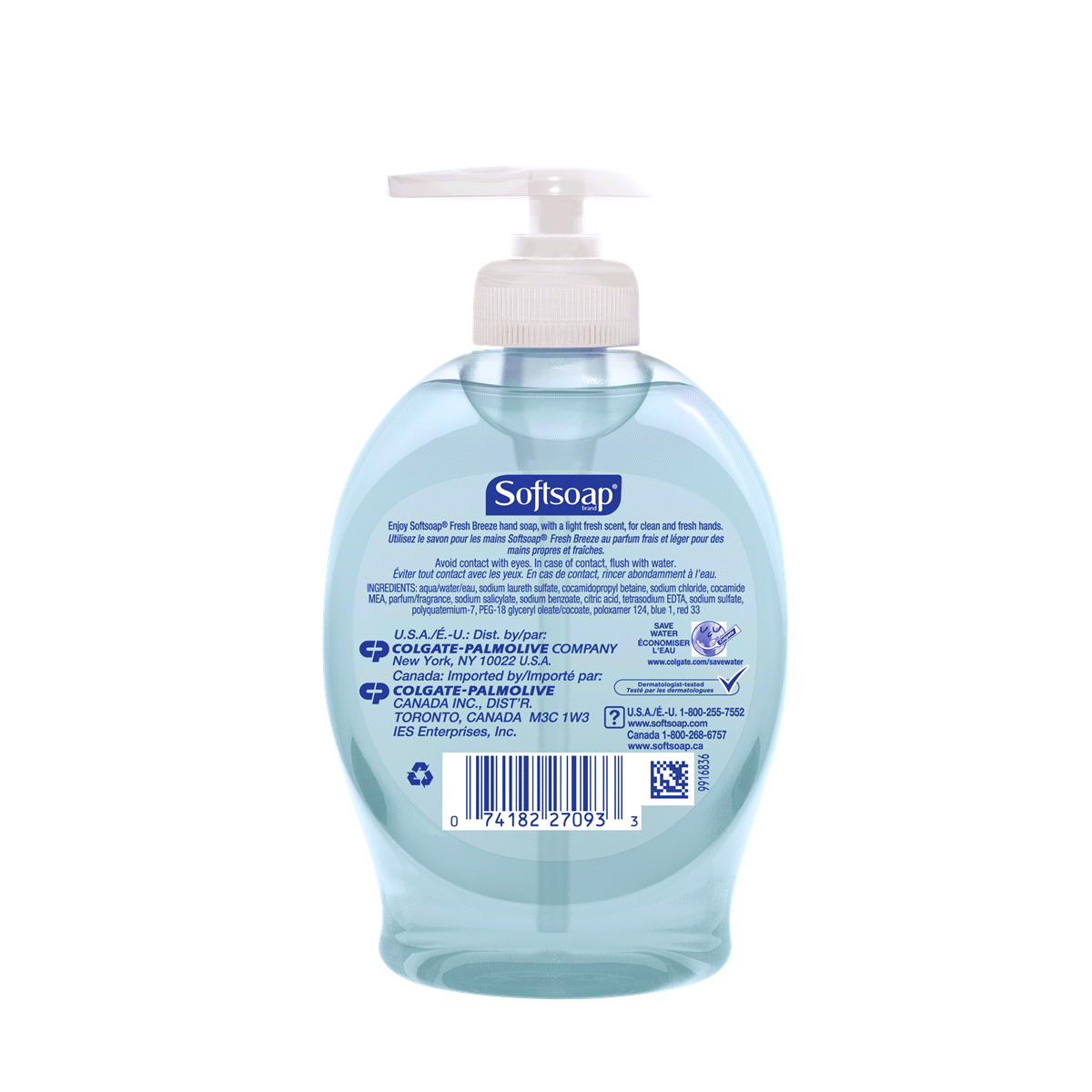 slide 3 of 4, Softsoap Liquid Hand Soap Pump - Fresh Breeze - 7.5 fl oz, 7.5 fl oz