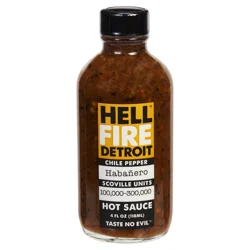 Hell Fire Detroit Habanero Hot Sauce