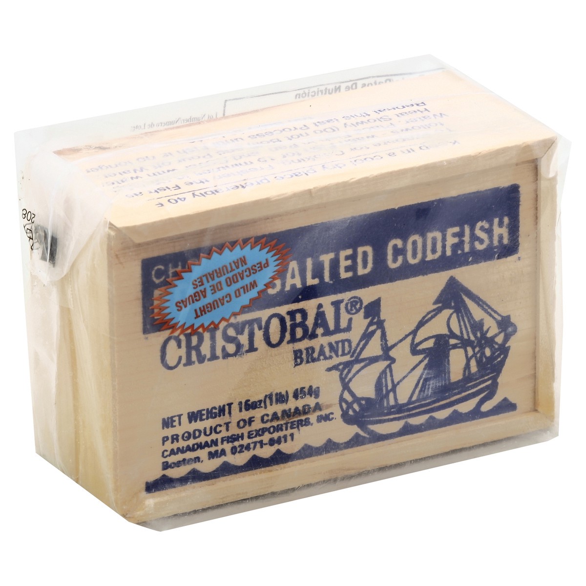 slide 4 of 6, Cristobal Brand Choice Boned Salted Codfish, 16 oz