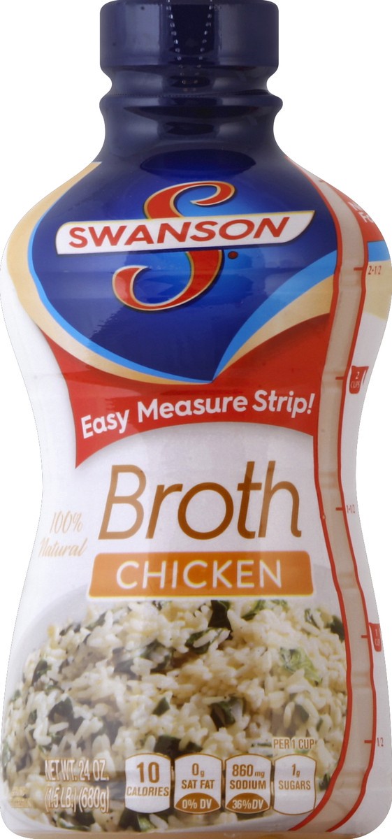 slide 2 of 2, Swanson Chicken Broth, 24 oz