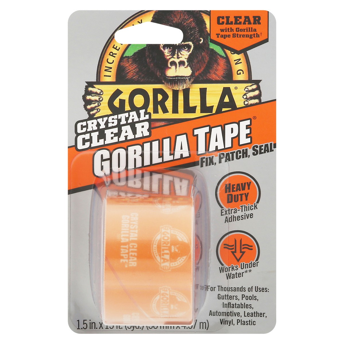 slide 1 of 9, Gorilla Crystal Clean Tape 1 ea, 1 ct