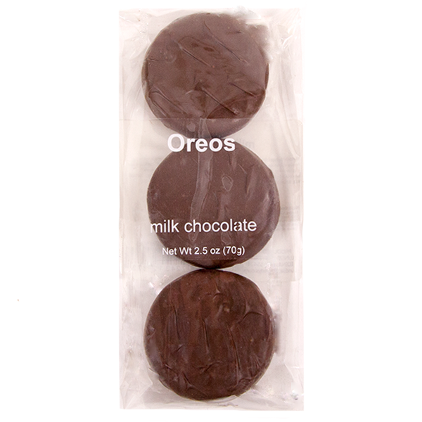 slide 1 of 1, L&B Milk Chocolate Covered Oreos, 2.5 oz