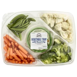 Meijer Fresh Vegetable Party Tray With Dip, Large