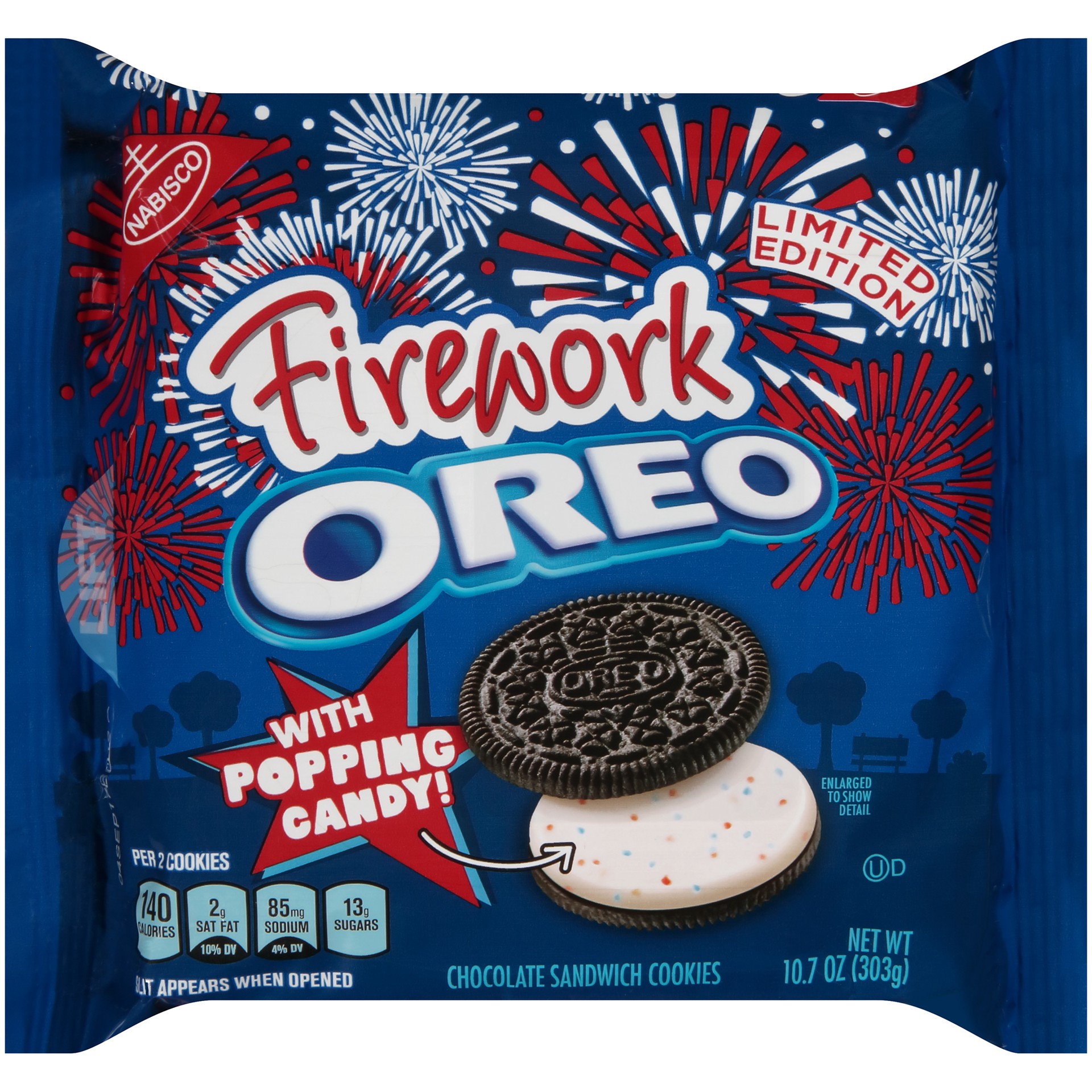 slide 1 of 6, 10.7Z Oreo Firework, per lb