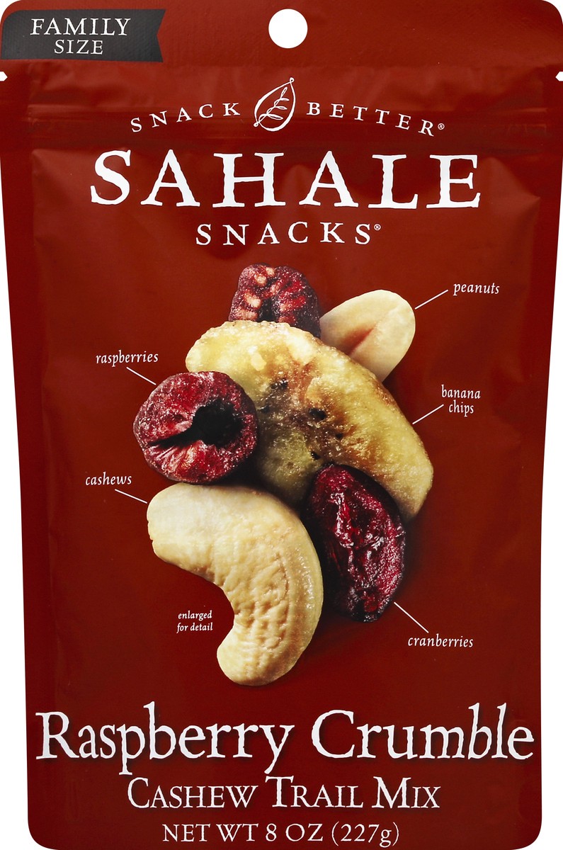slide 6 of 6, Sahale Snacks Raspberry Crumble Cashew Trail Mix, Gluten-Free Snack, 8-Ounce Bag, 8 oz
