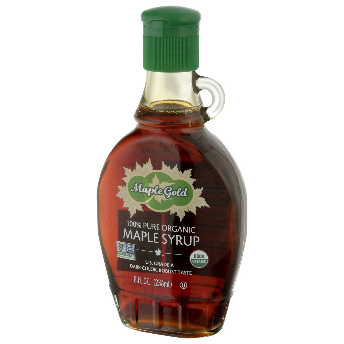 slide 5 of 13, Maple Gold Organic 100% Pure Maple Syrup 8 oz, 
