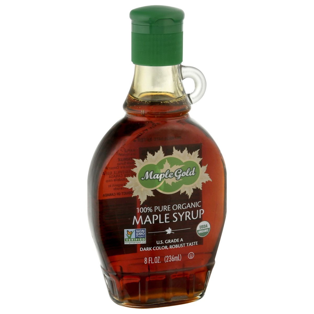 slide 2 of 13, Maple Gold Organic 100% Pure Maple Syrup 8 oz, 