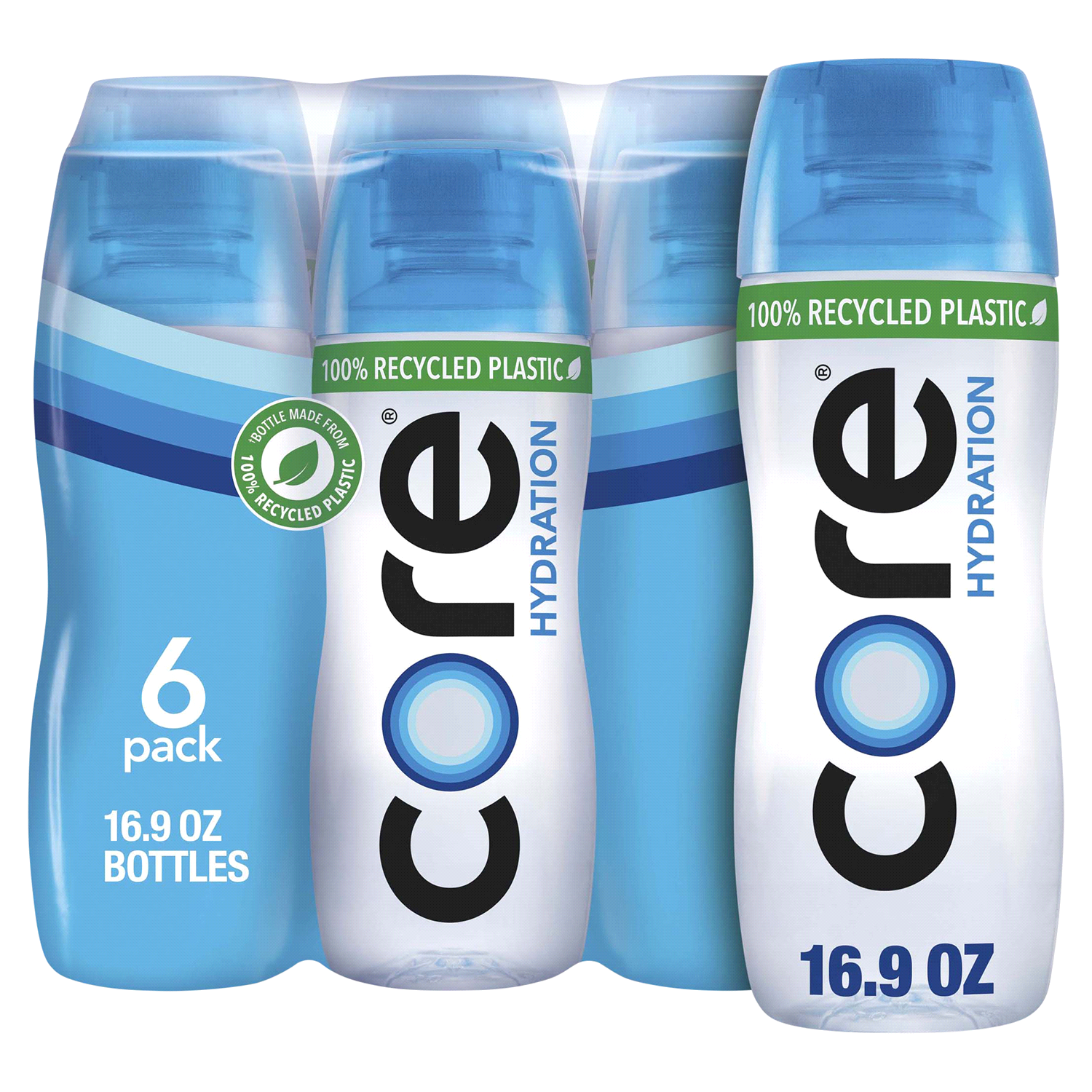 slide 5 of 5, Core Hydration 6 Pack Perfectly Balanced Water 6-16.9 fl oz Bottles, 6 ct; 16.9 oz