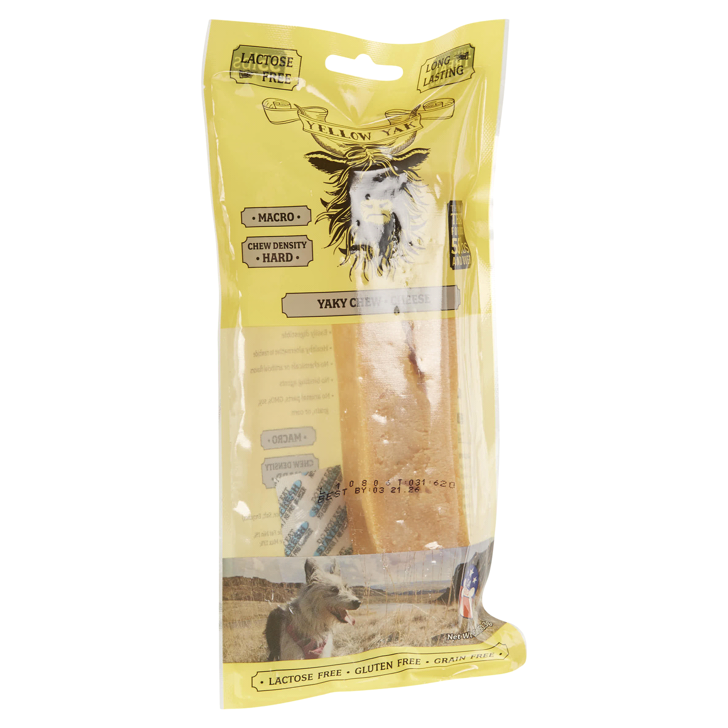 slide 4 of 5, Yellow Yak Yaky Chew Macro, 5.3 oz