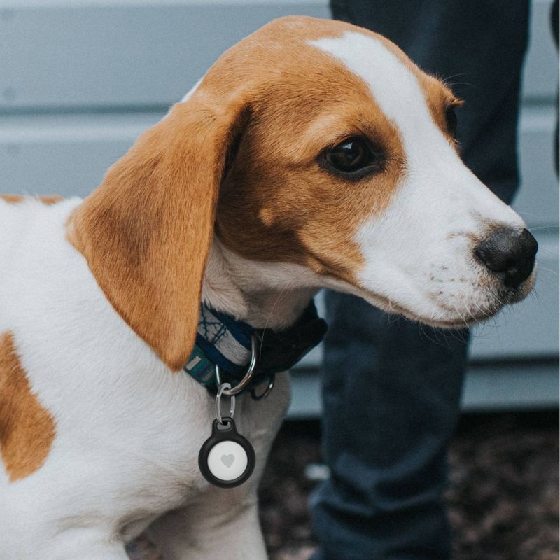 slide 5 of 5, Belkin Secure Holder with Key Ring for AirTag - 4pk Black, 4 ct