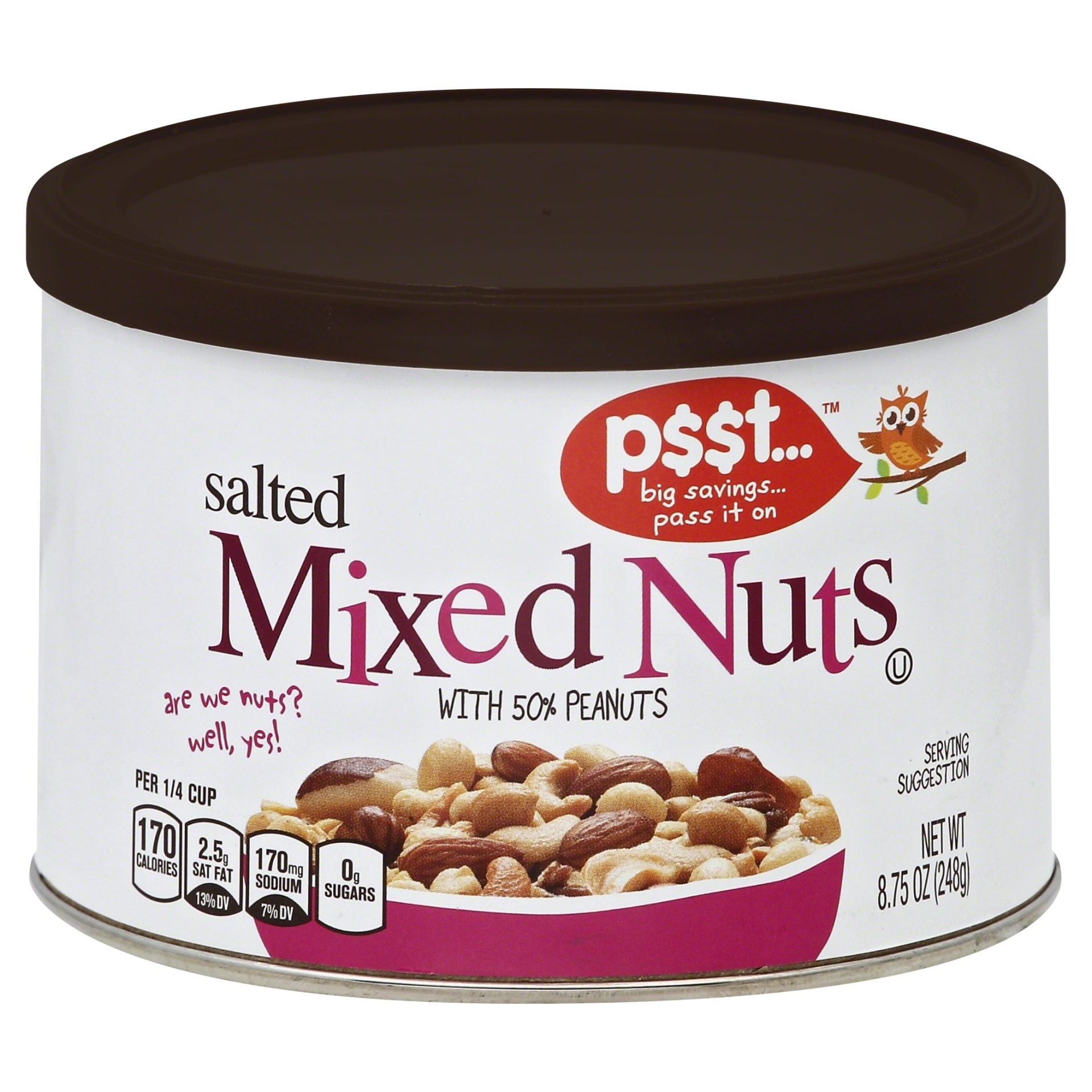 slide 1 of 1, Psssst! Mixed Nuts 8.75 oz, 8.75 oz