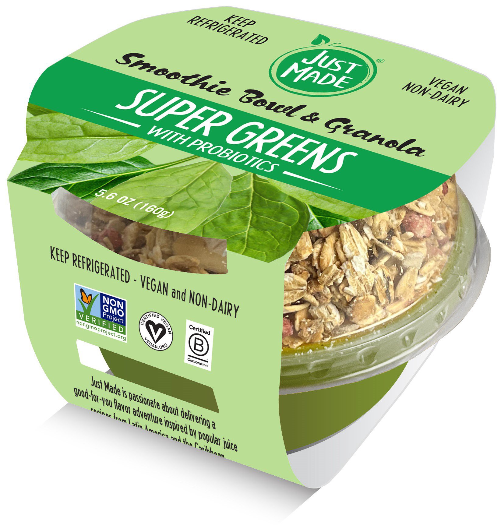 slide 1 of 1, Just Made Super Greens Smoothie Bowl, 5.6 oz