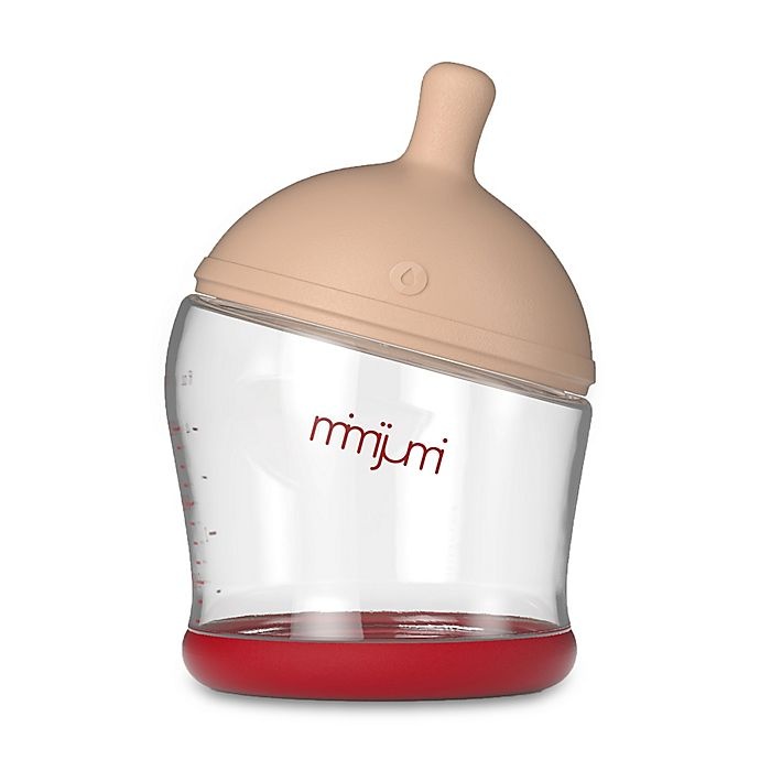 slide 1 of 2, mimijumi Wide-Neck Bottle - Natural, 4 oz