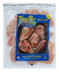 Singing River Marinated Chicken Wing Sections With Chicken Broth Glaze - 2.5 Lb
