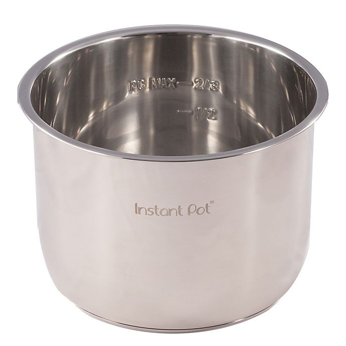 slide 1 of 3, Instant Pot 6qt Stainless Steel Inner Pot, 1 ct