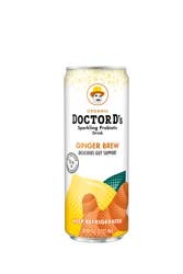 Doctor D's Sparkling Probiotic Drink Ginger Brew- 12 fl oz