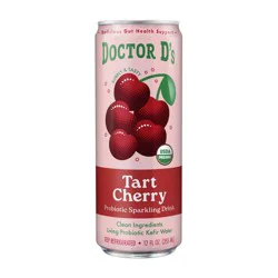 DR. DS Doctor D's Sparkling Probiotic Drink Tart Cherry, 12 Oz