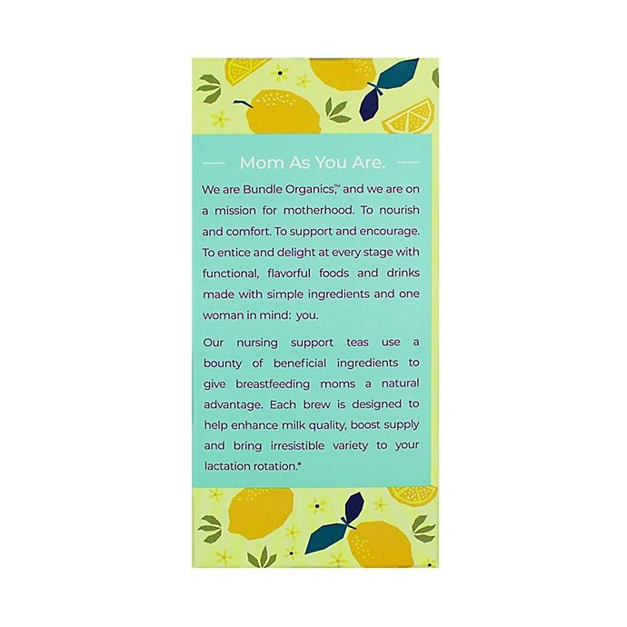 slide 3 of 4, Bundle Organics Lemon Cardamom Milk Boost Tea, 20 ct